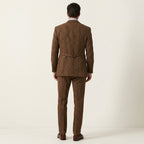 Men’s 3-Piece Tweed Suit – Classic Tailored Formal Set