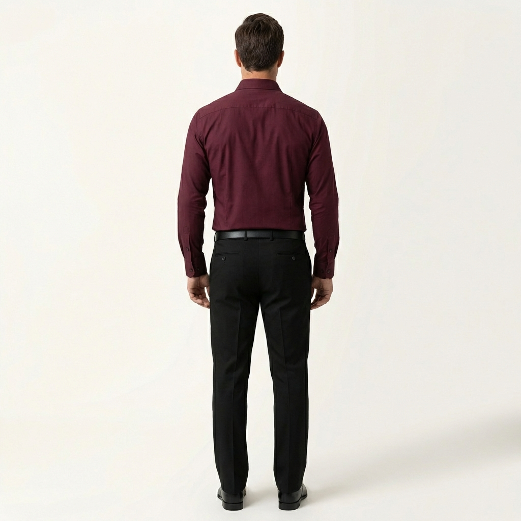 Men’s Long Sleeve Dress Shirt – Classic Collar Smart Style