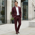 Men’s 2-Piece Slim Fit Suit – Tailored Business & Evening Formal Set