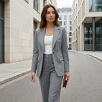Women’s Tailored Pants Suit – Blazer & Trousers Formal Set