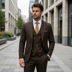 Men’s 3-Piece Slim Fit Suit – Wedding & Formal Tuxedo Set