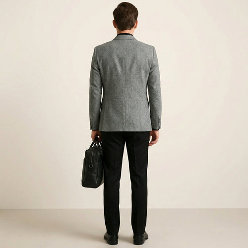 Men's Wrinkle-Resistant Lightweight Sport Coat – Tailored Fit Casual Spring Blazer