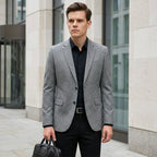 Men's Wrinkle-Resistant Lightweight Sport Coat – Tailored Fit Casual Spring Blazer