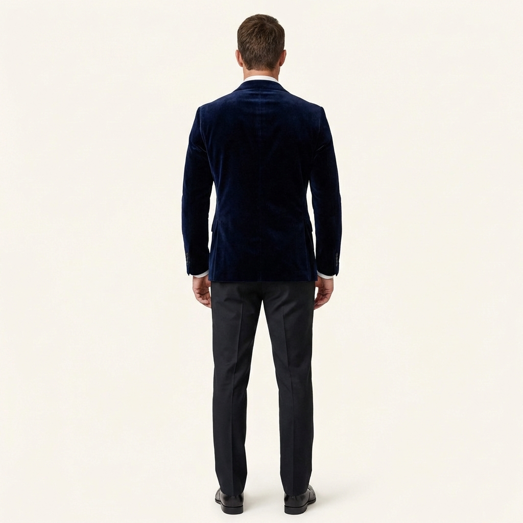 Men’s Velvet Blazer – Slim Fit Evening & Formal Jacket