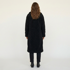 Women’s Long Teddy Coat – Double Breasted Winter Outerwear