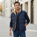Men’s Lamb Wool Winter Vest – Lightweight Warm Layer
