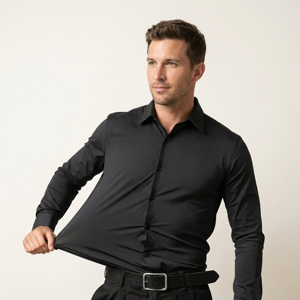 Wrinkle-Free Stretch Dress Shirt | No Iron Needed