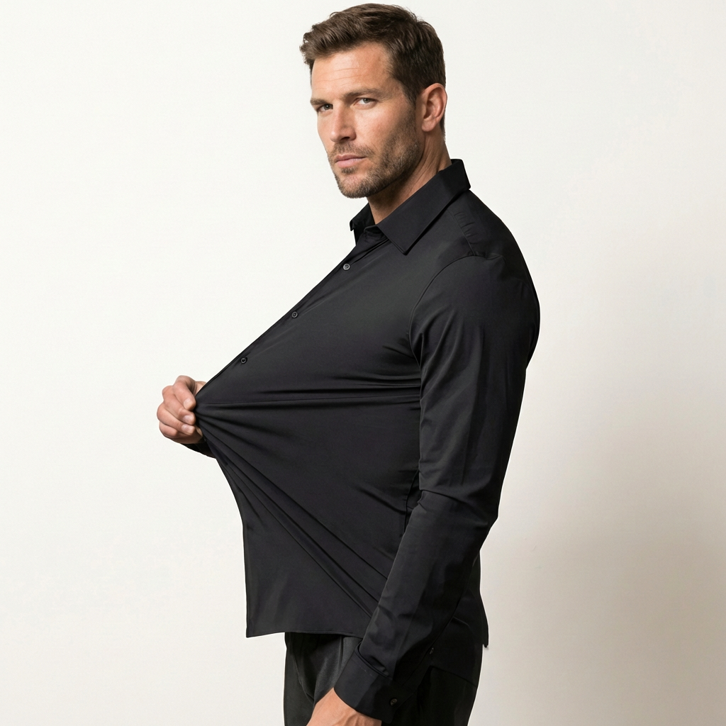 Wrinkle-Free Stretch Dress Shirt | No Iron Needed