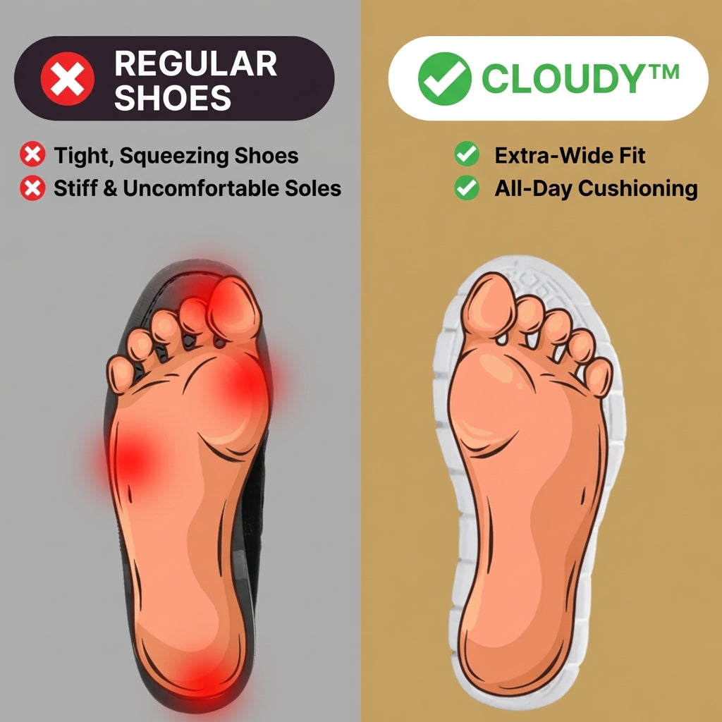 Cloudy™ Men's All-Day Comfort Shoes - Extra Wide